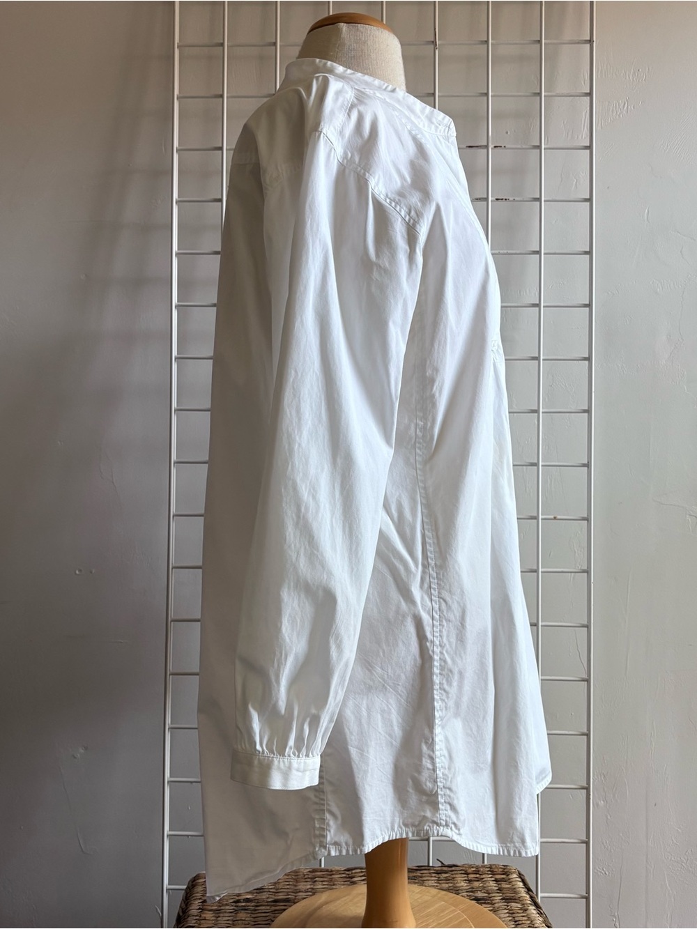 LOFT White Cotton Top with Brand Tag